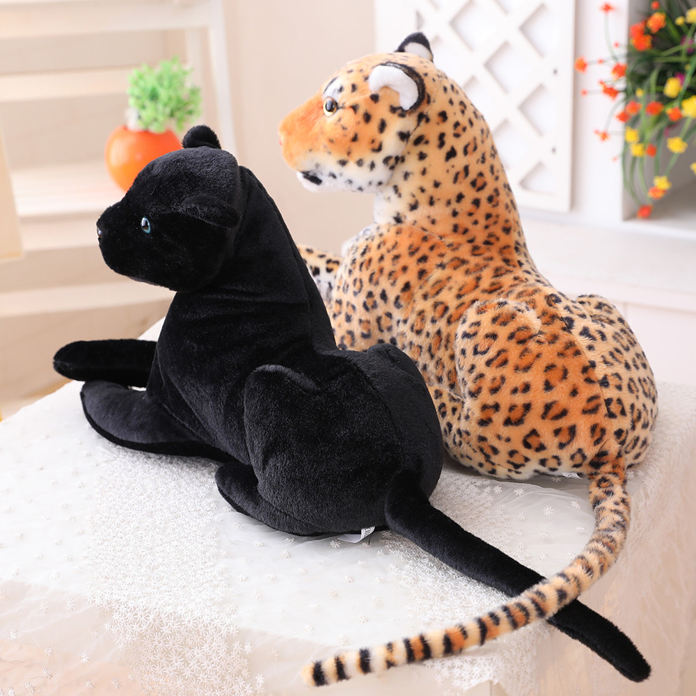 Kids Toys Latest - Plush Black Panther Toy Realistic Stuffed