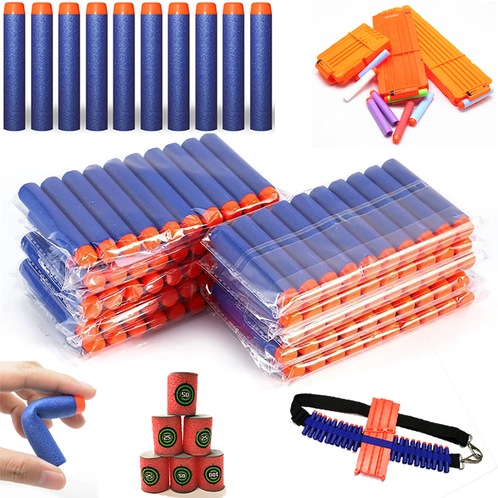 Kids Toys Under 100 - 100/50pcs 7.2cm Refill Darts Bullets for