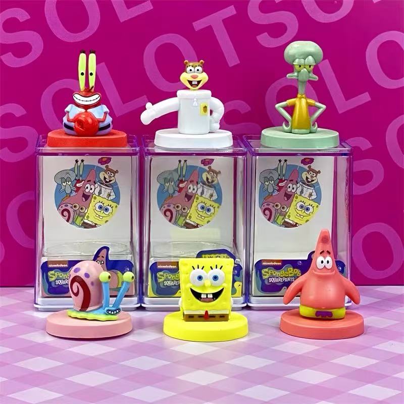 Kids Toys Under 100 - SpongeBob SquarePants Collectible Figures Set Cute