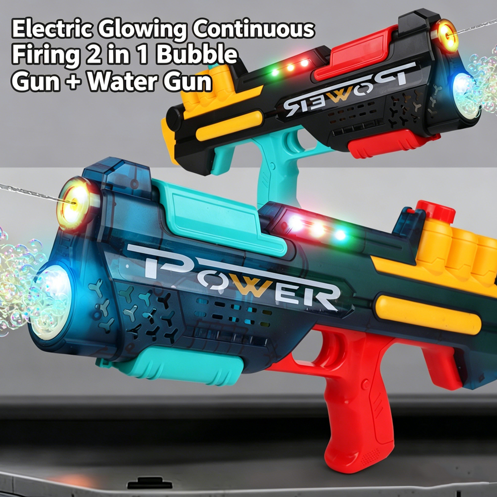 Bubble Machine Outdoor - Children High Pressure Electric Water Gun