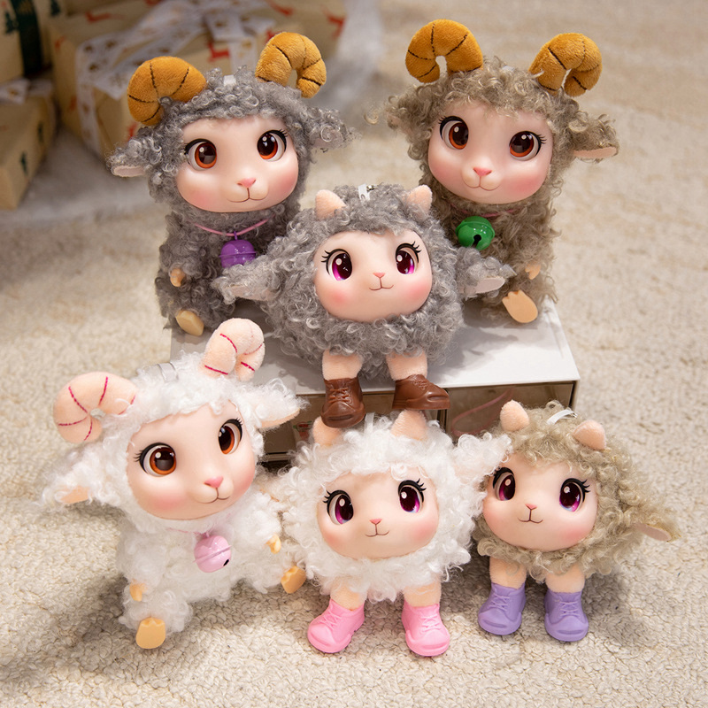 Kids Toys Idea - Kawaii Lamb Plush Toy Soft Vinyl