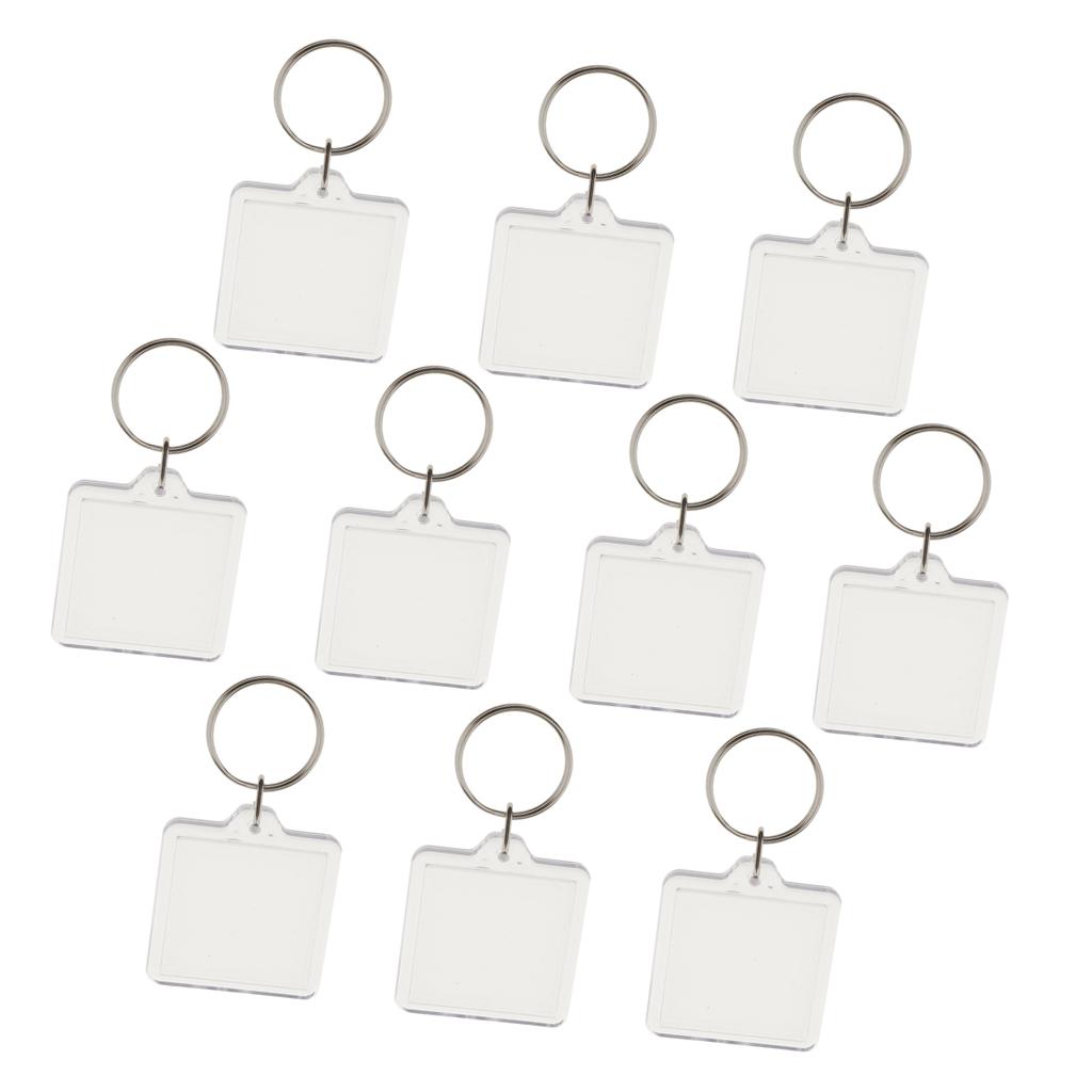 Kids Toys In Store - Acrylic Keychain Clear Key Ring Insert