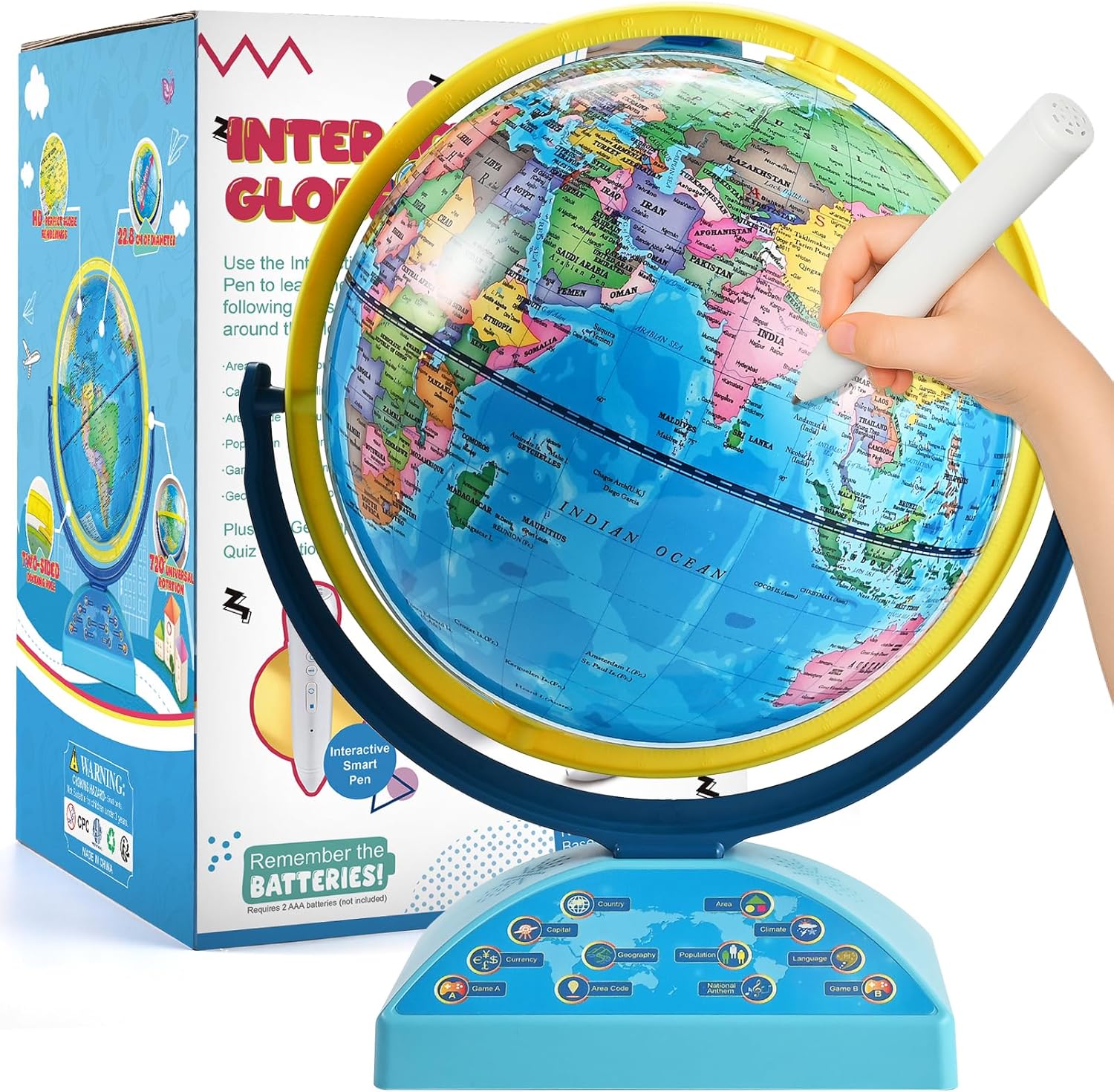 Interactive Globe for Kids Age - đánh giá và giá Kids Toys Home