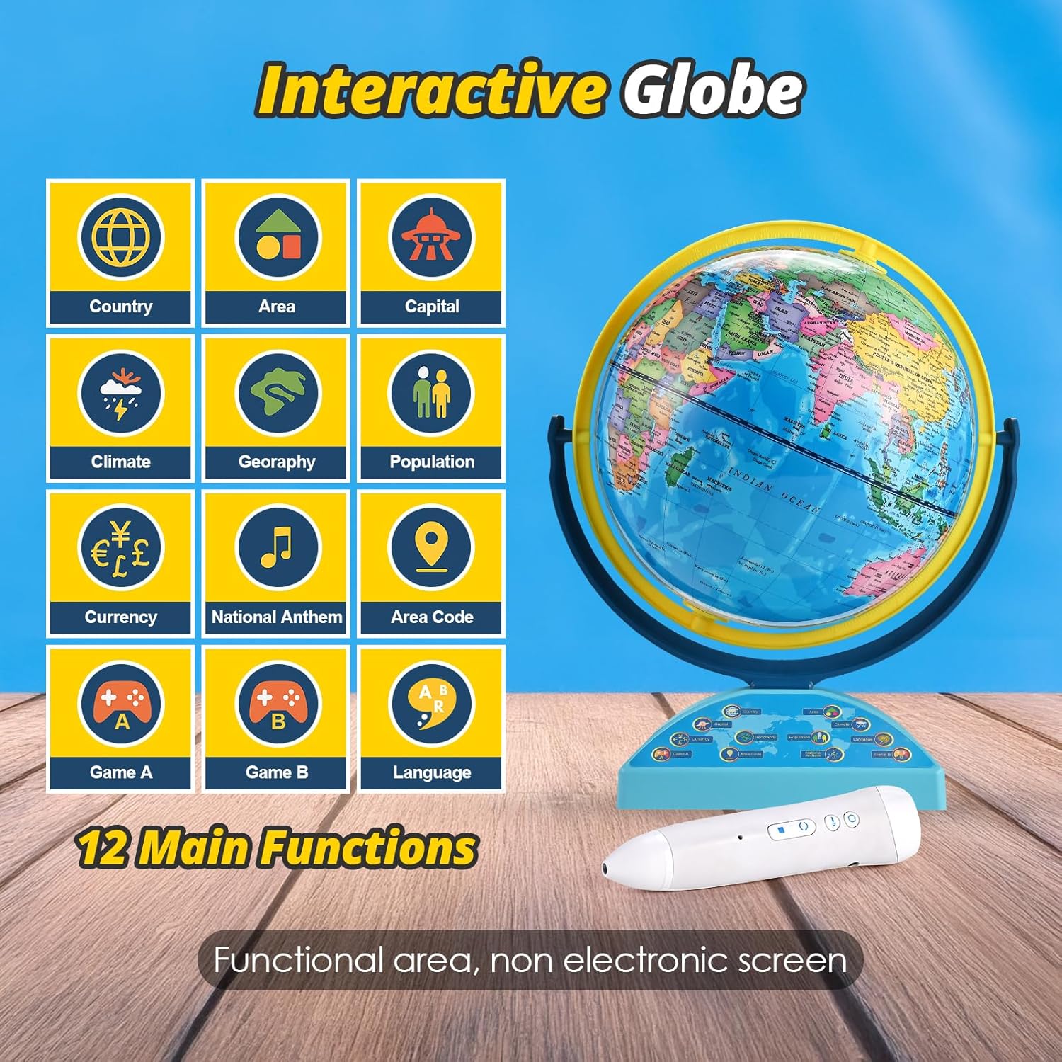 Interactive Globe for Kids Age - đánh giá và giá Kids Toys Home
