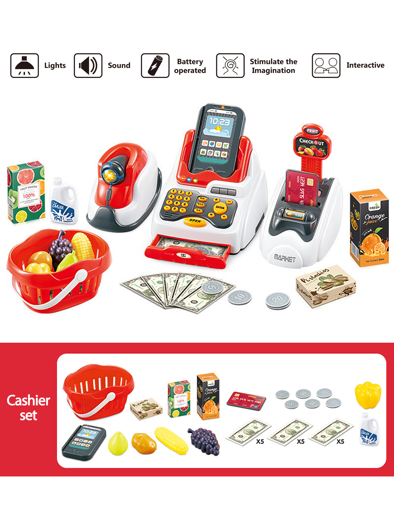 Grocery Store Pretend Play Ele - đánh giá và giá Kids Toys In Store