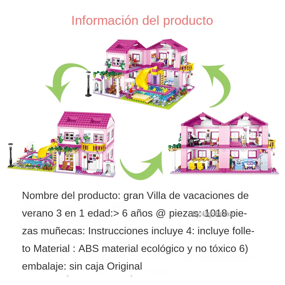 Friends City House Summer Holi - đánh giá và giá Kids Toys Home