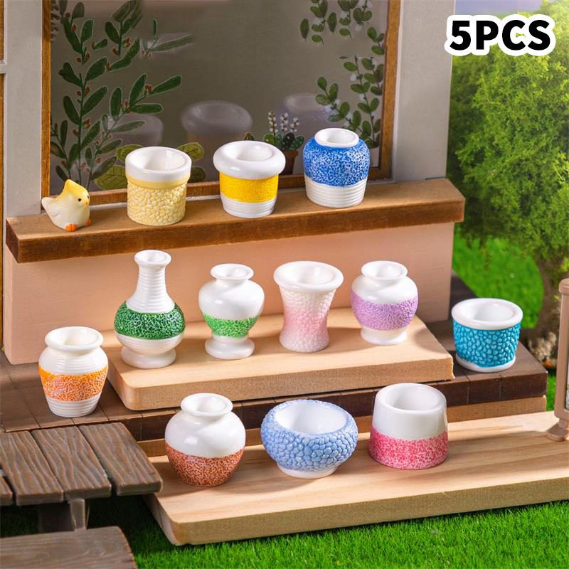 [JN] 5 PCS Cute Dollhouse Mini - đánh giá và giá Kids Toys Home