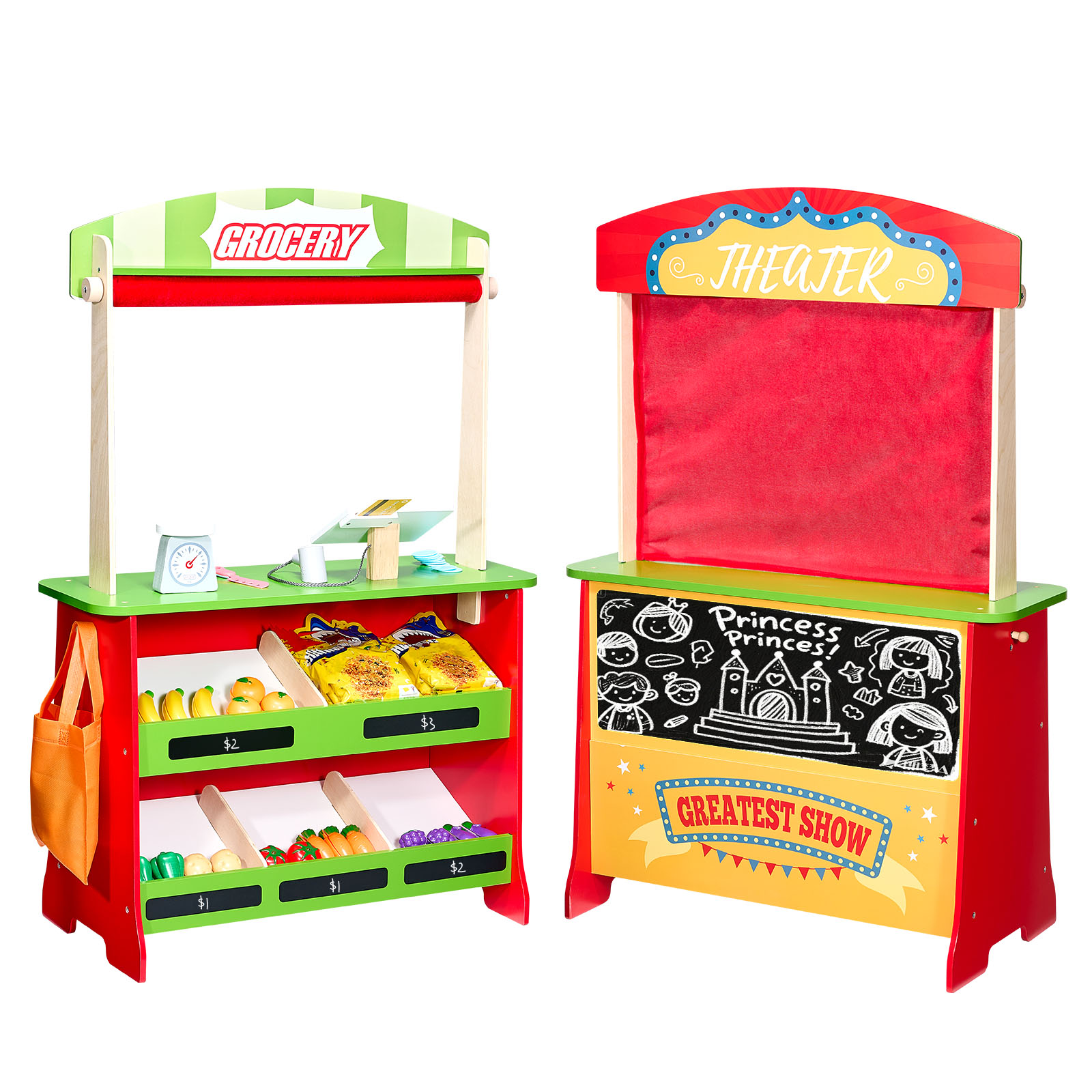 SucceBuy 2-in-1 Kids Wooden Pu - đánh giá và giá Kids Toys In Store
