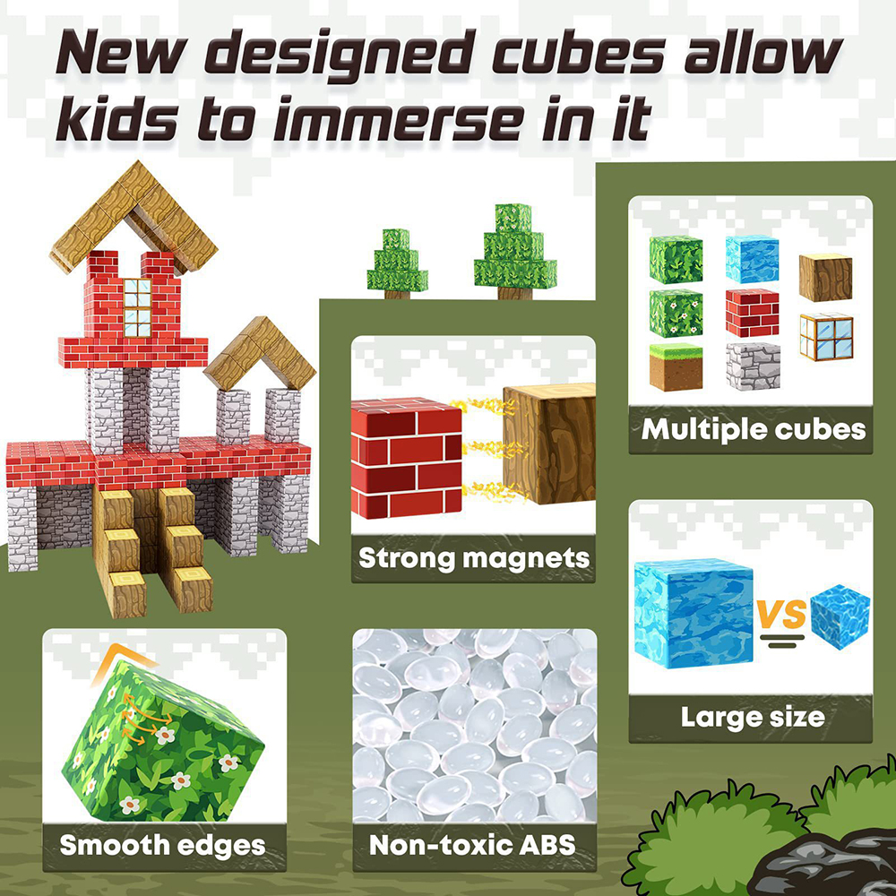 DIY Magnetic Building Blocks M - đánh giá và giá Kids Toys In Store