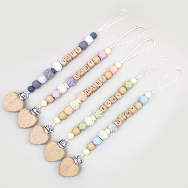 New Custom Baby Pacifier Clip  - đánh giá và giá Kids Toys New Born