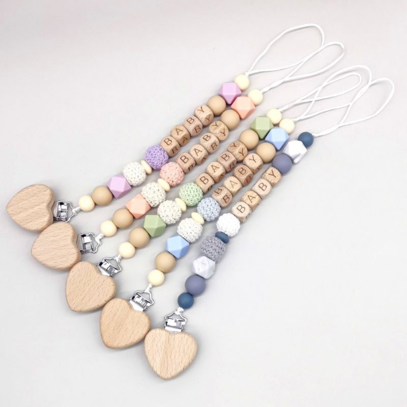 New Custom Baby Pacifier Clip  - đánh giá và giá Kids Toys New Born