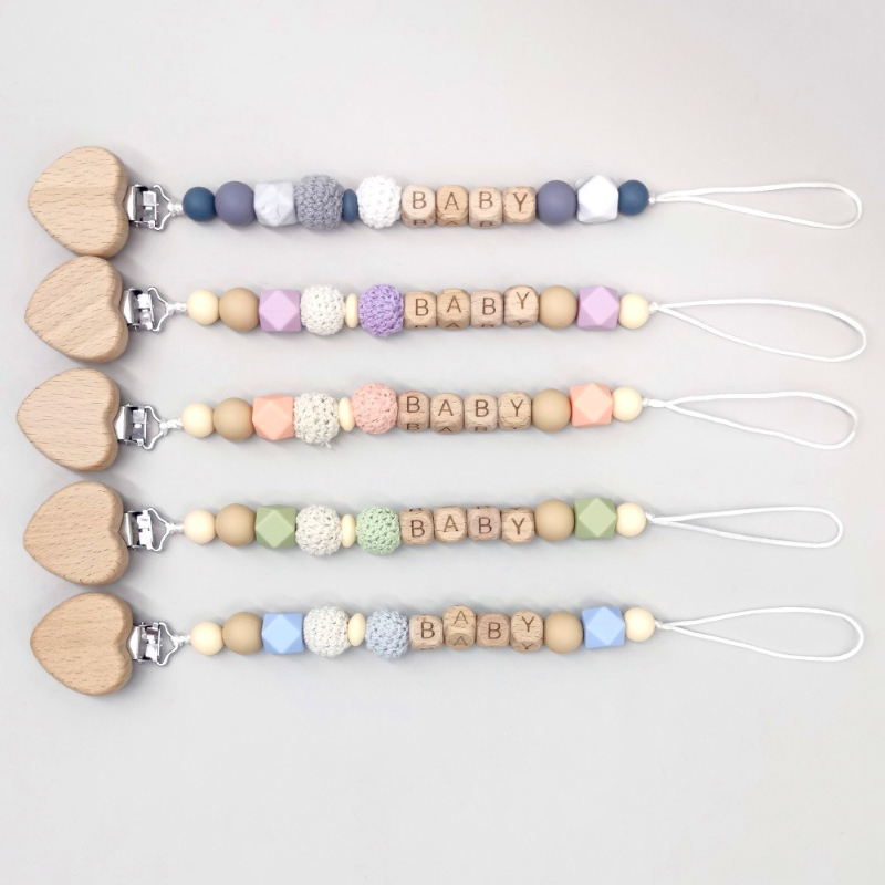 New Custom Baby Pacifier Clip  - đánh giá và giá Kids Toys New Born