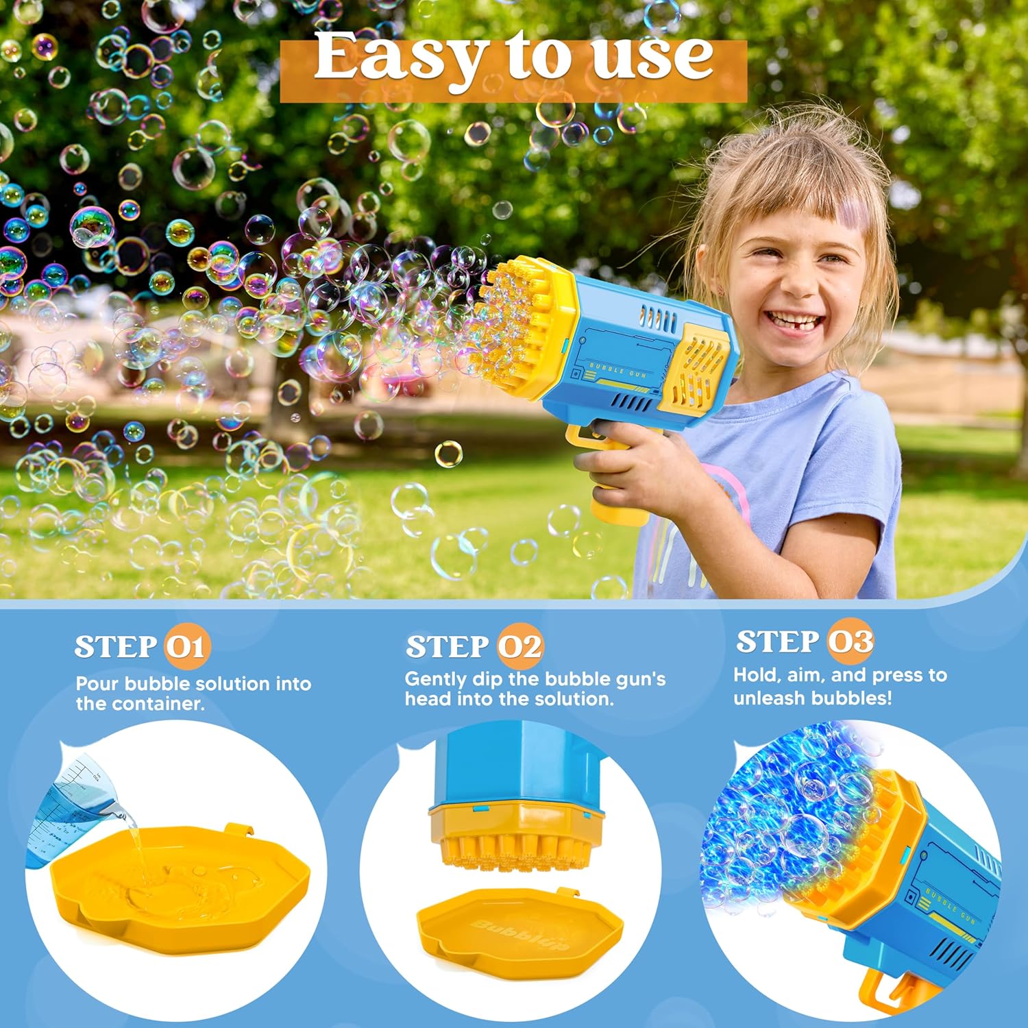 2 PCS Bubble Machine, Bazooka  - đánh giá và giá Bubble Machine Outdoor