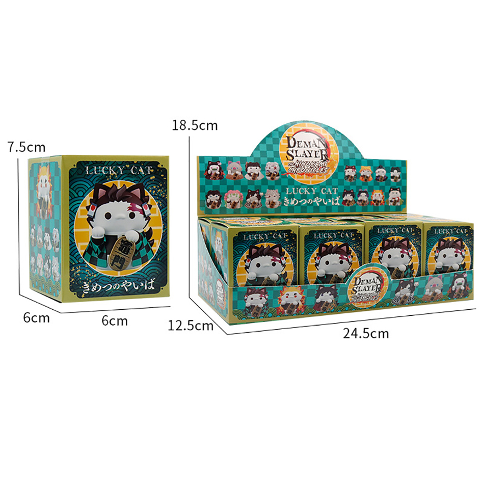 8Pcs/Lot Cat Cos Demon Slayer  - đánh giá và giá Kids Toys Under 100