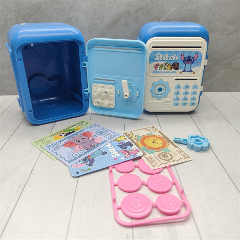 Cute Cartoon Stitch Piggy Bank - đánh giá và giá Kids Toys Box