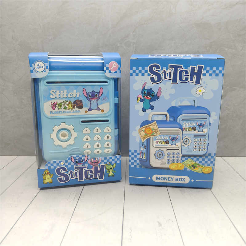 Cute Cartoon Stitch Piggy Bank - đánh giá và giá Kids Toys Box