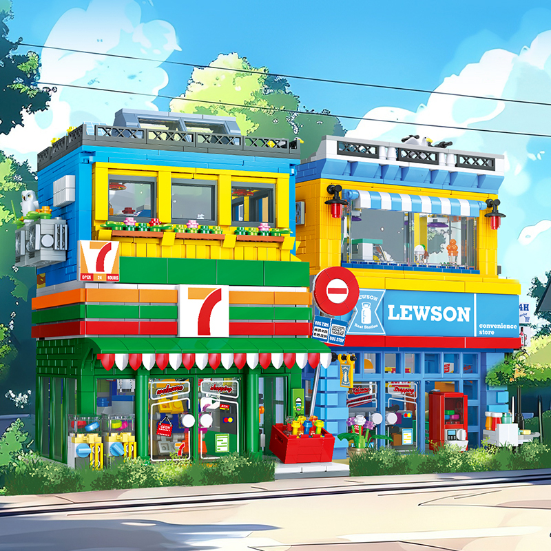 1263+PCS Street Scene Convenie - đánh giá và giá Kids Toys In Store