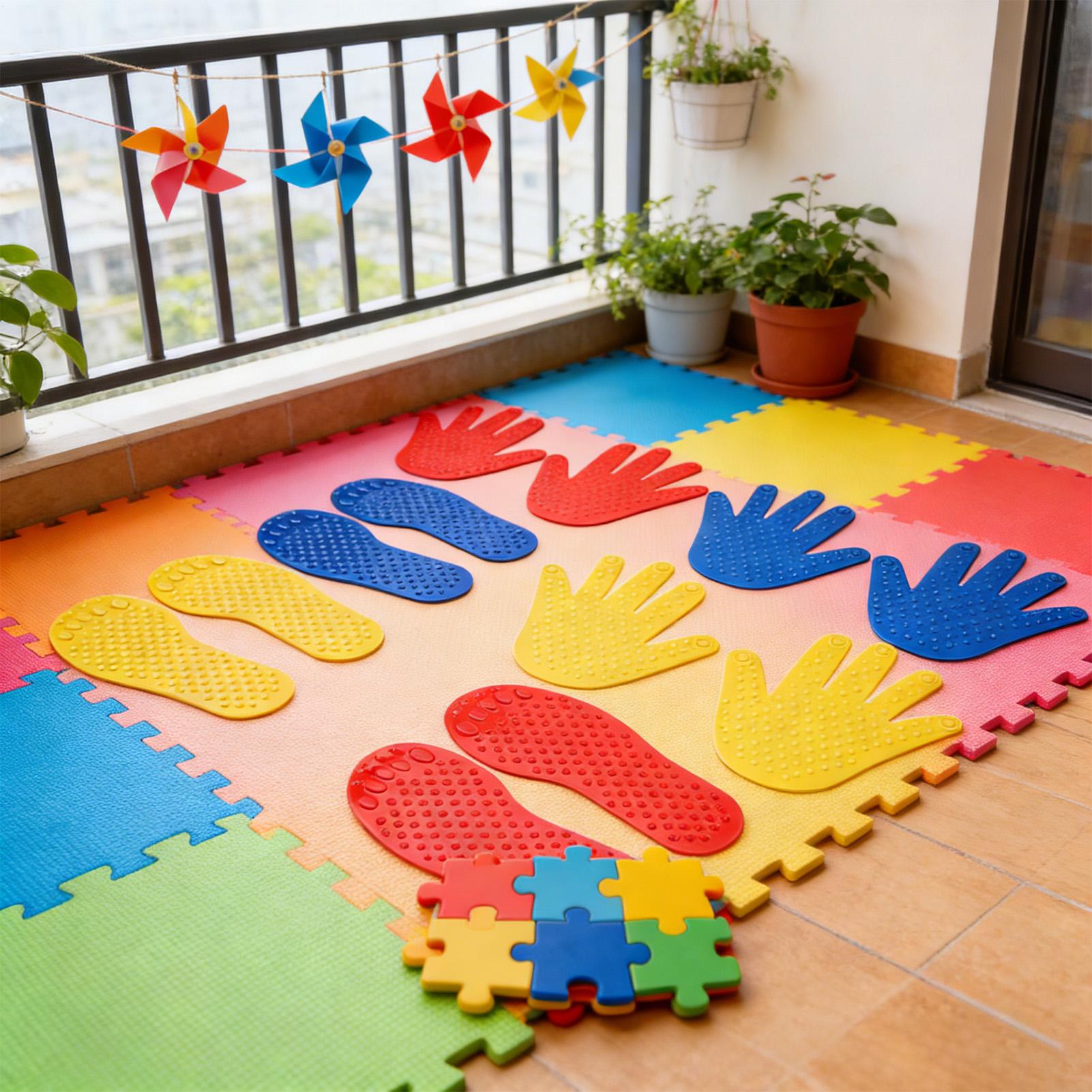 Hands and Feet Play Mat 6 Pair - đánh giá và giá Kids Toys Home