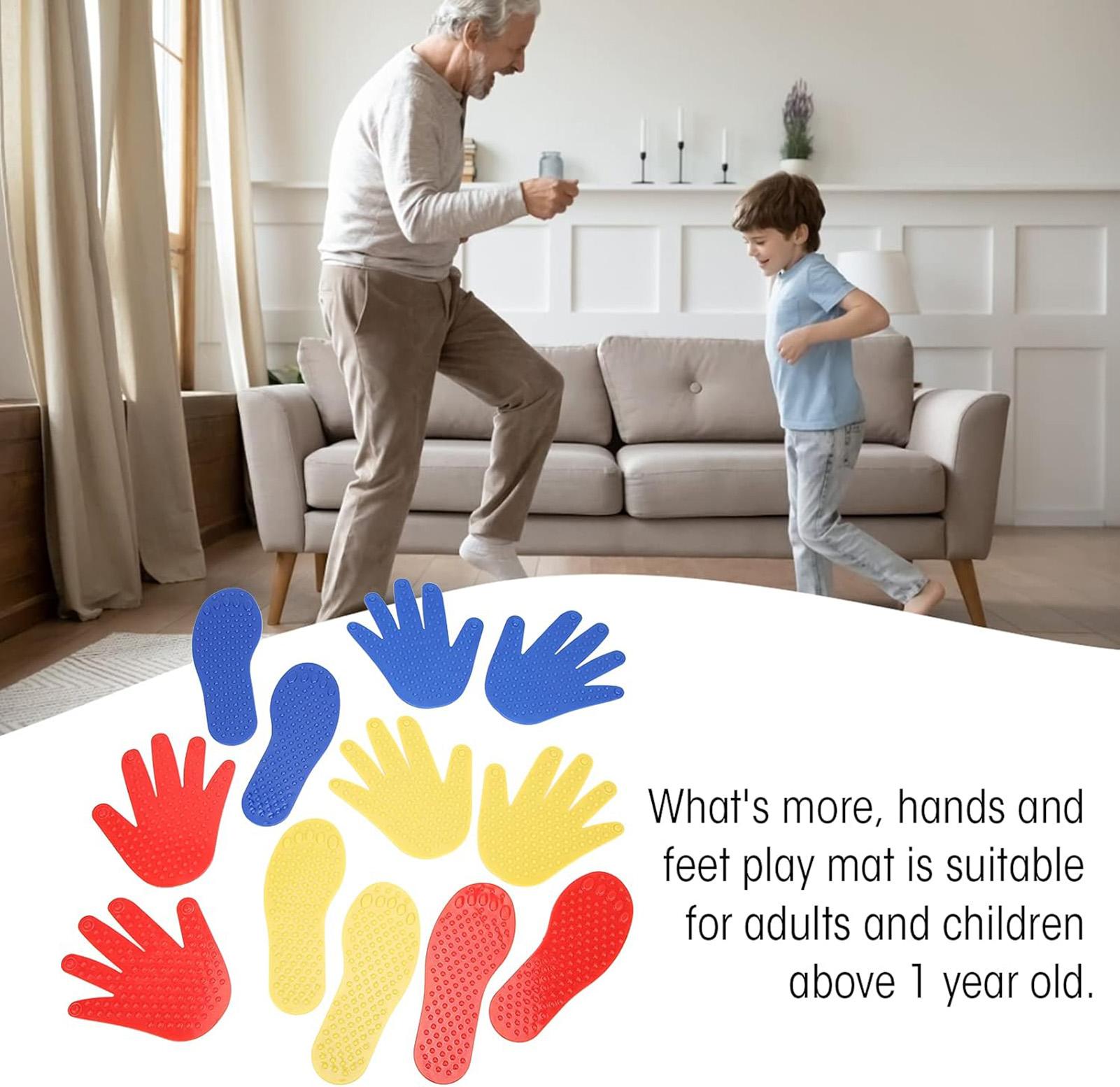 Hands and Feet Play Mat 6 Pair - đánh giá và giá Kids Toys Home