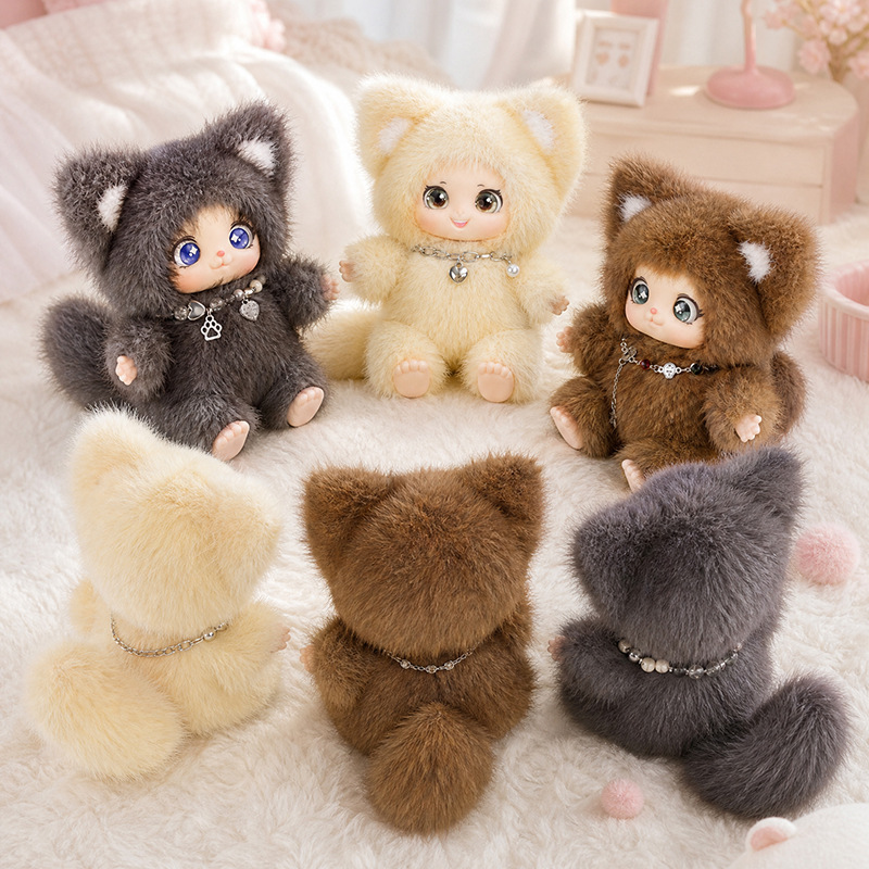 18cm New Cute Family Fox Plush - đánh giá và giá Kids Toys Idea