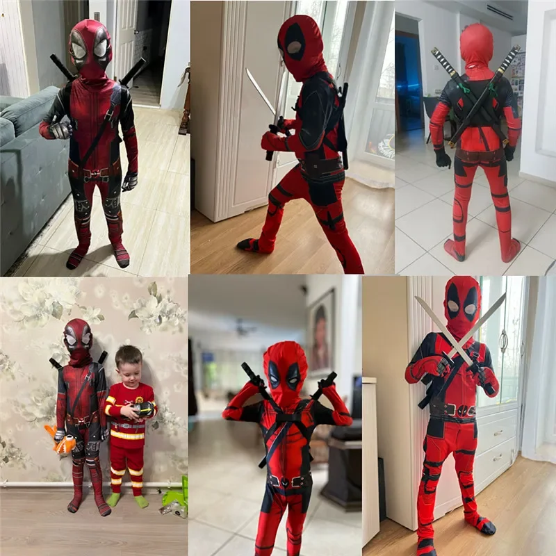 3-12Y Kids Deadpool Costume wi - đánh giá và giá Kids Toys Boys