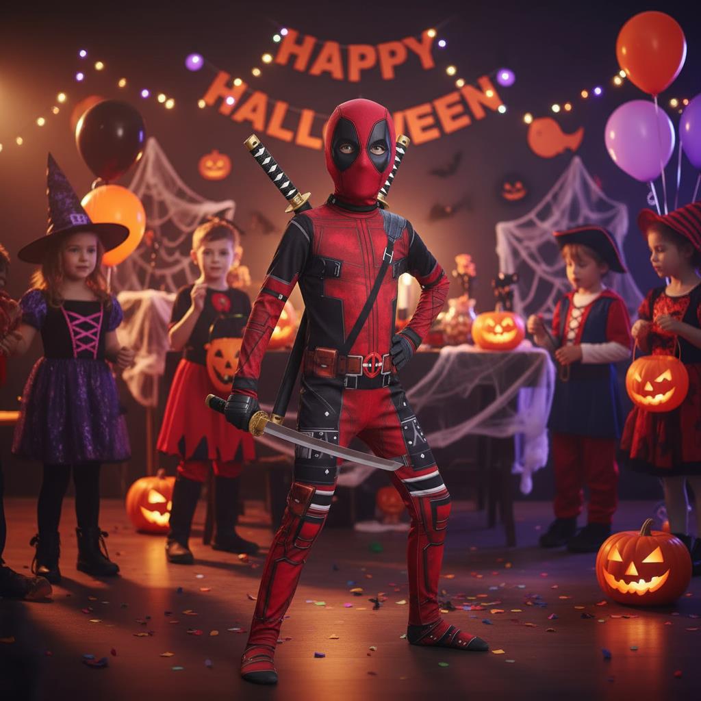 3-12Y Kids Deadpool Costume wi - đánh giá và giá Kids Toys Boys