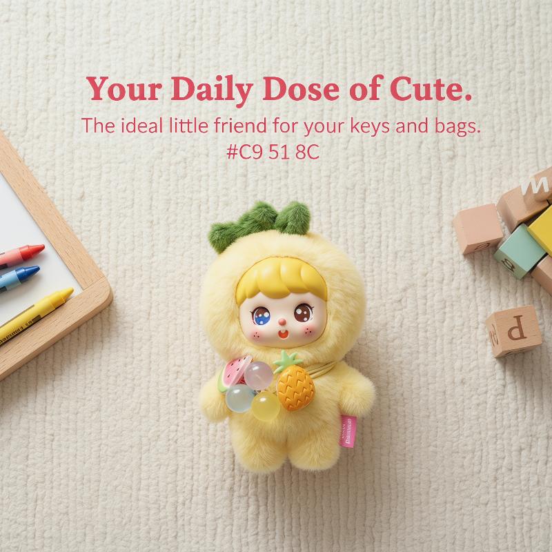 Cute Fruit Plush Doll Keychain - đánh giá và giá Kids Toys Idea