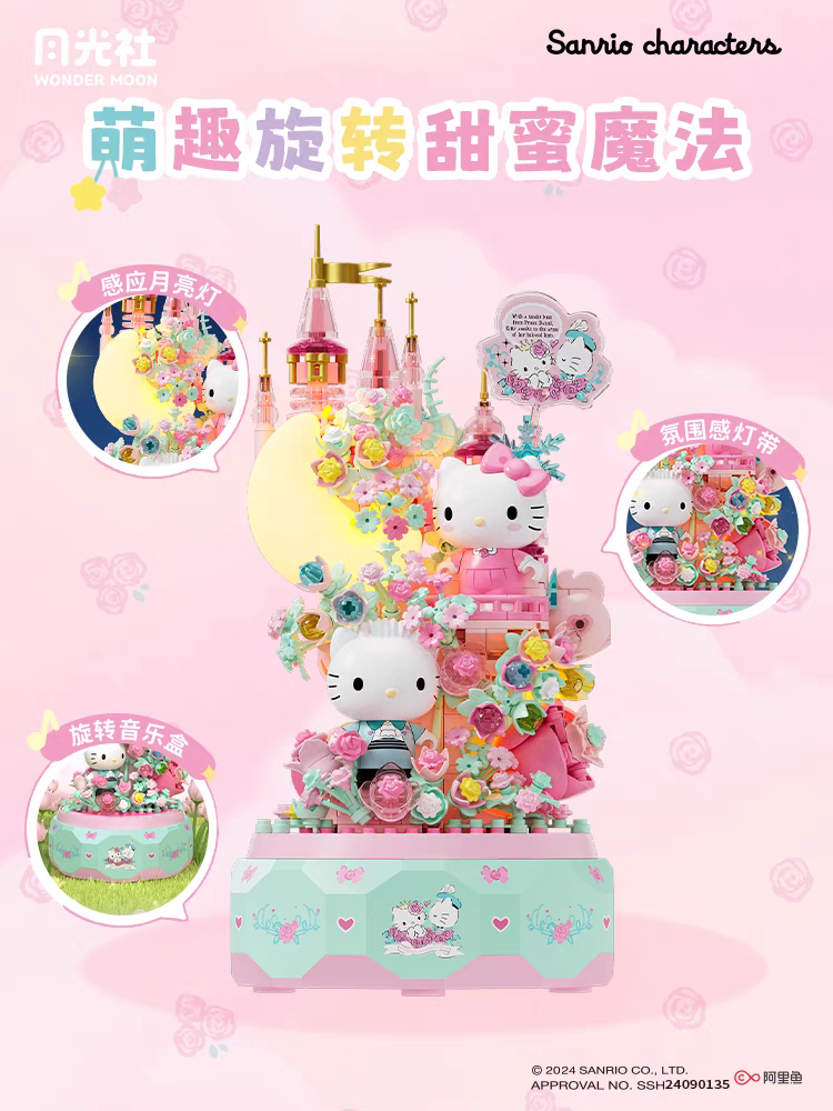 Sanrio Hello Kitty Gemini DIY  - đánh giá và giá Kids Toys Box
