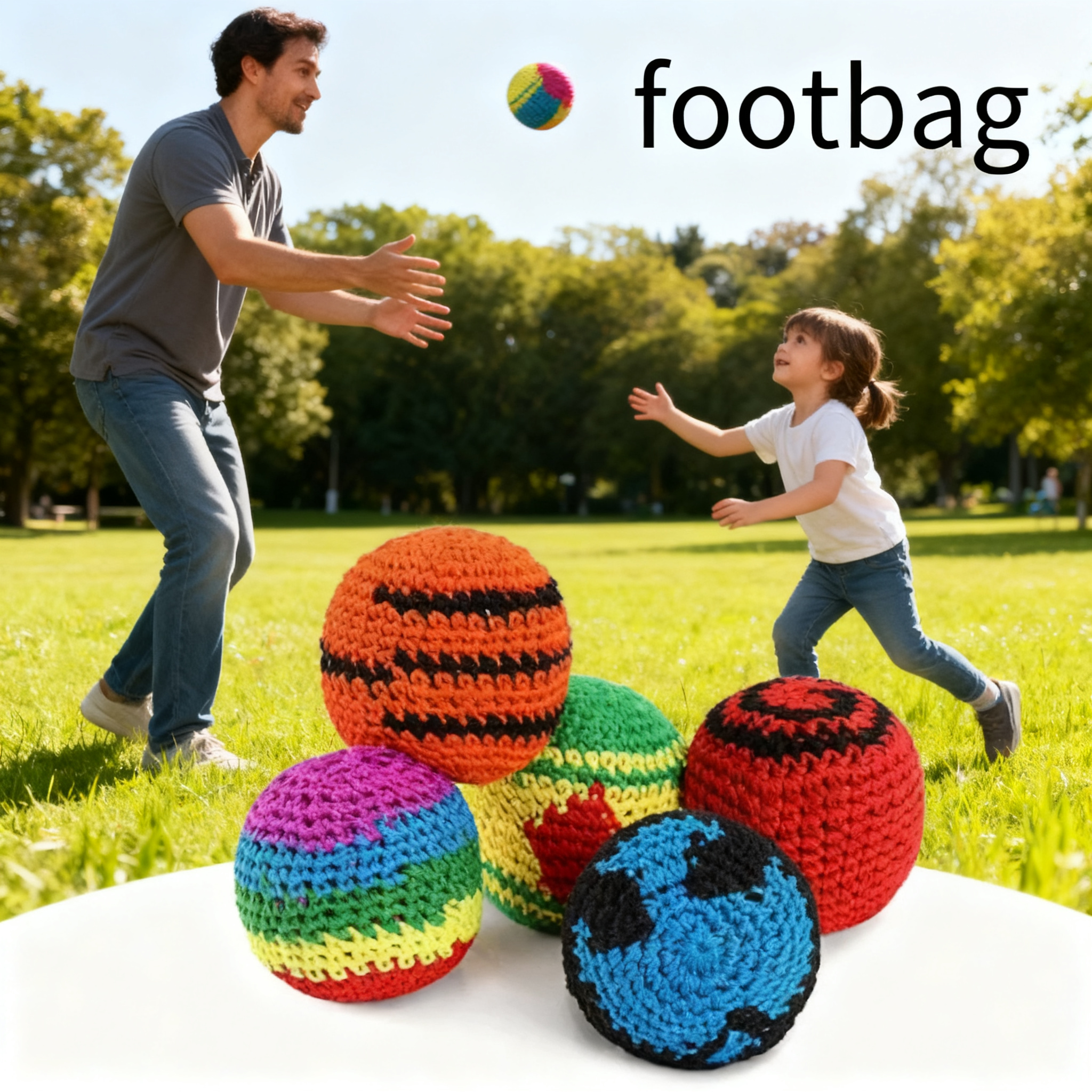 Handmade Footbag 1/3/6/9/12pc  - đánh giá và giá Kids Toys Under 100