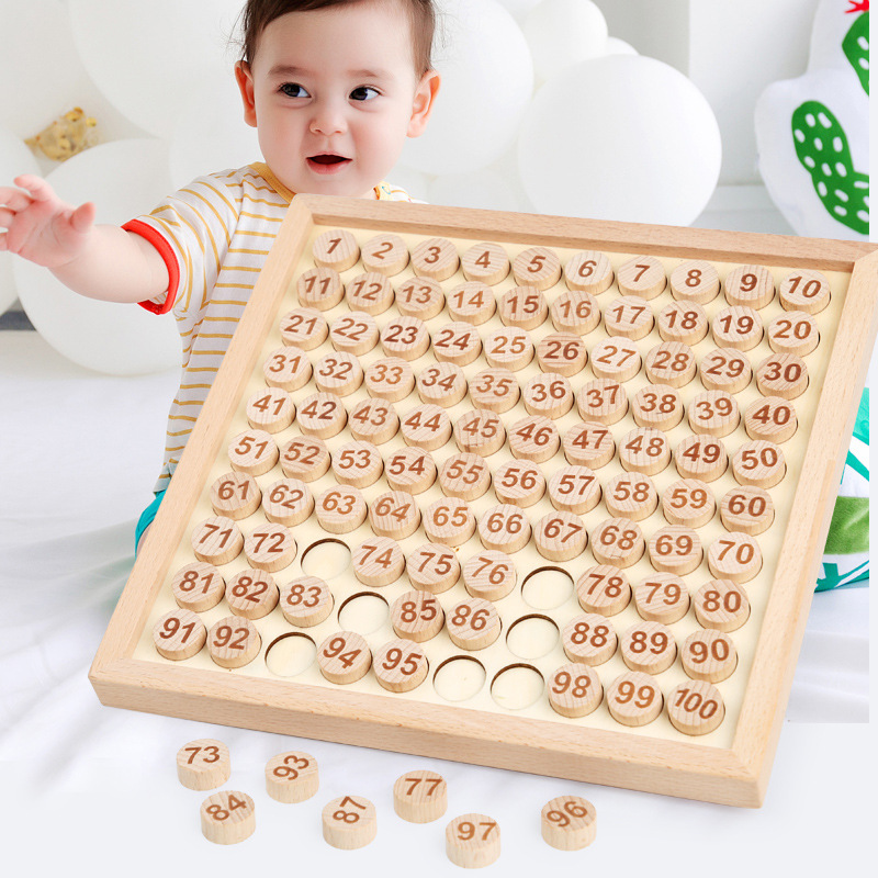 100 Counting Board Montessori  - đánh giá và giá Kids Toys Under 100