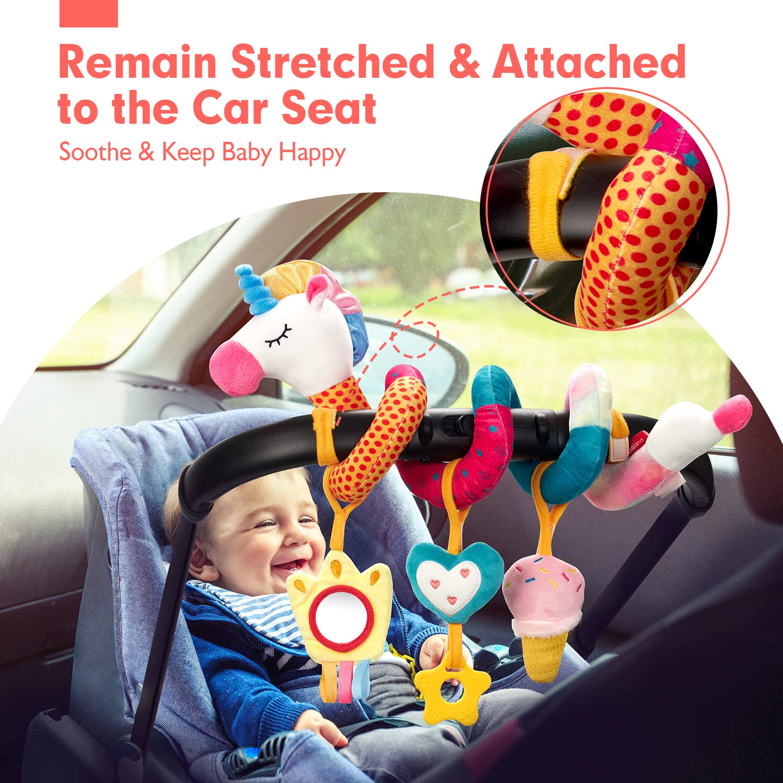 Car Seat Toys for Babies Rattl - đánh giá và giá Kids Toys New Born