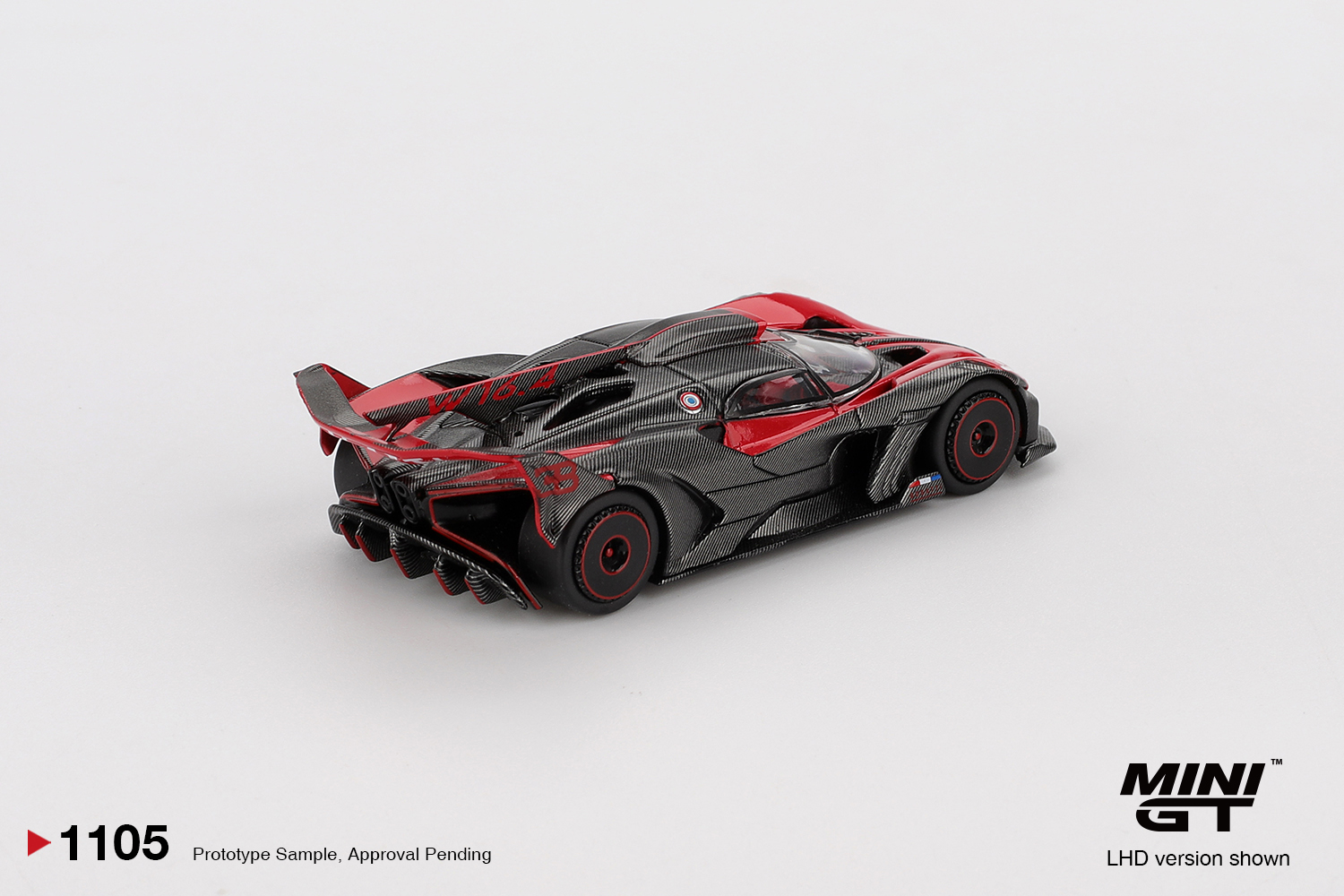MINIGT 1/64 Bugatti Bolide Red - đánh giá và giá Kids Toys Boys