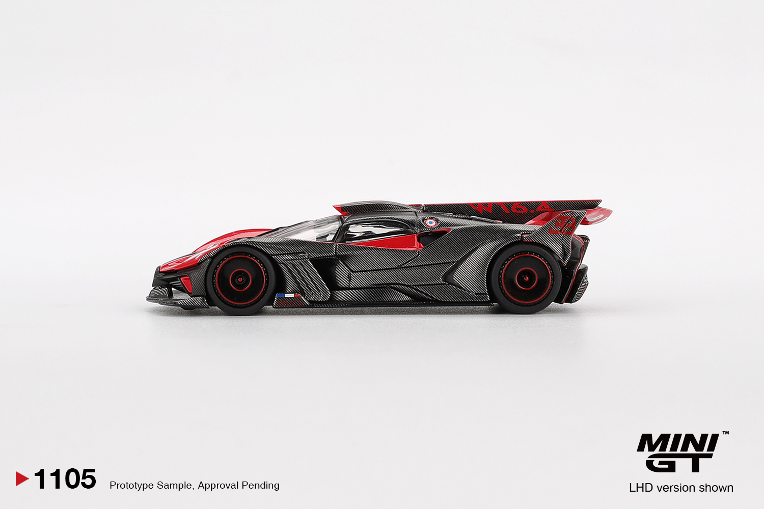 MINIGT 1/64 Bugatti Bolide Red - đánh giá và giá Kids Toys Boys