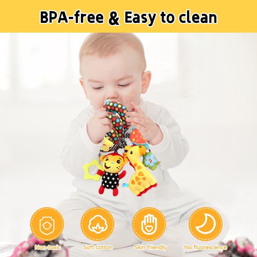 Baby Car Seat Stroller Spiral  - đánh giá và giá Kids Toys New Born