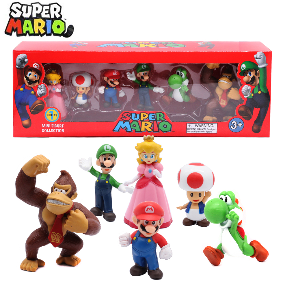 # 6pcs/set Super Mario Bros PV - đánh giá và giá Kids Toys Idea